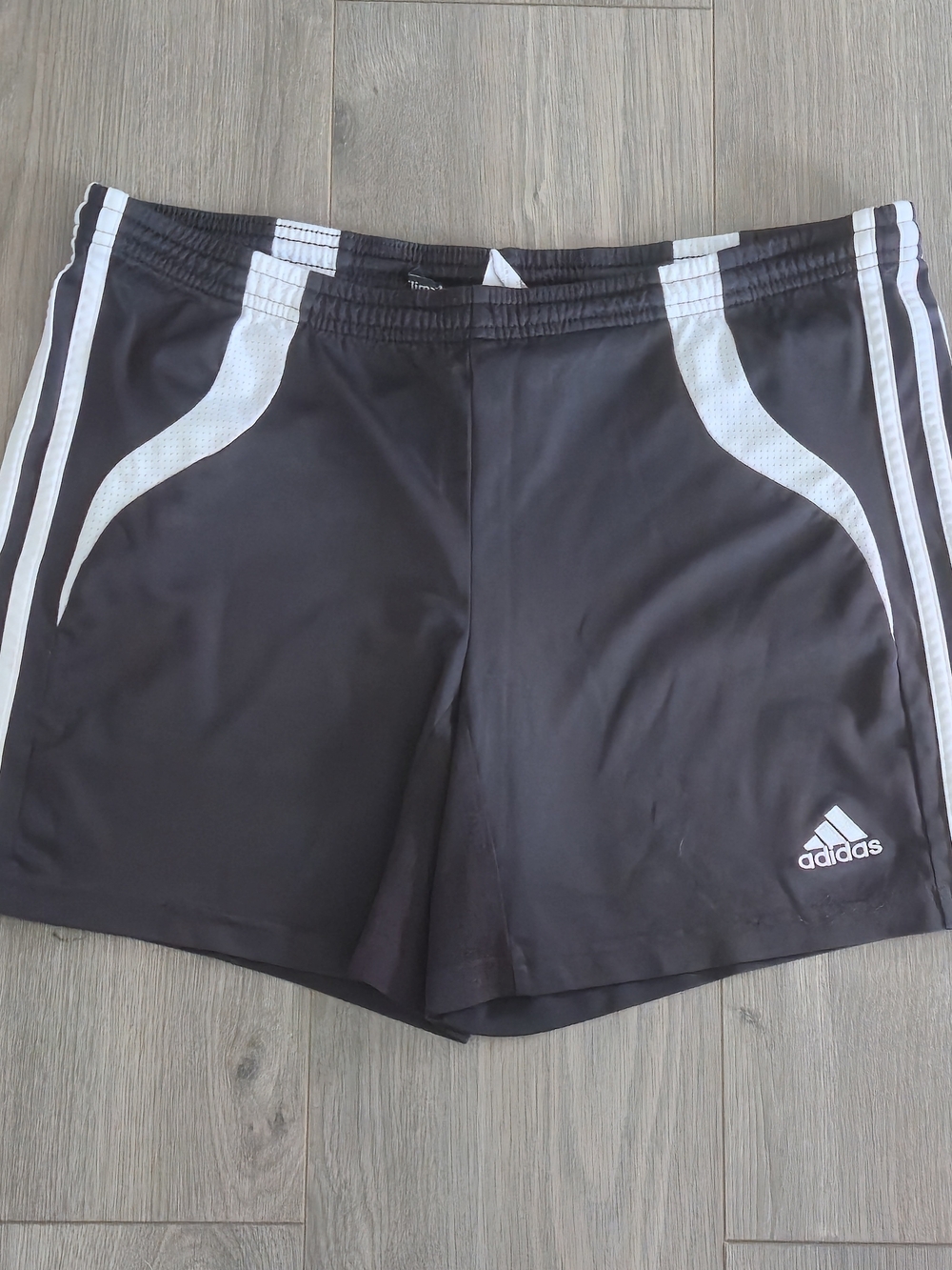 Vintage Y2K Adidas Stryker Shorts Black And White Trim Adidas Logo Drawstring S